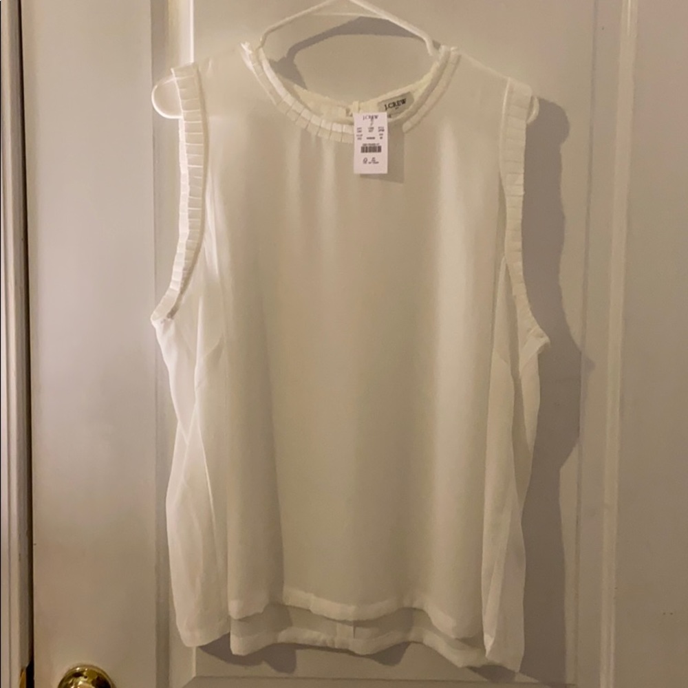 NWT White J. Crew Factory Blouse